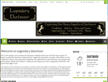 Tablet Screenshot of legendarydartmoor.co.uk